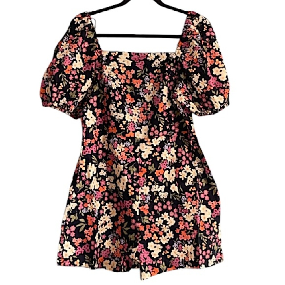 ModCloth Princess Highway Navy Floral Longing for Leisure Romper